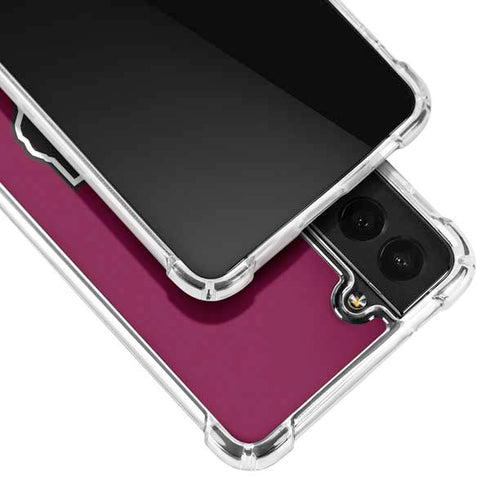 Texas A&M University Black Logo Galaxy S21 FE Clear Case